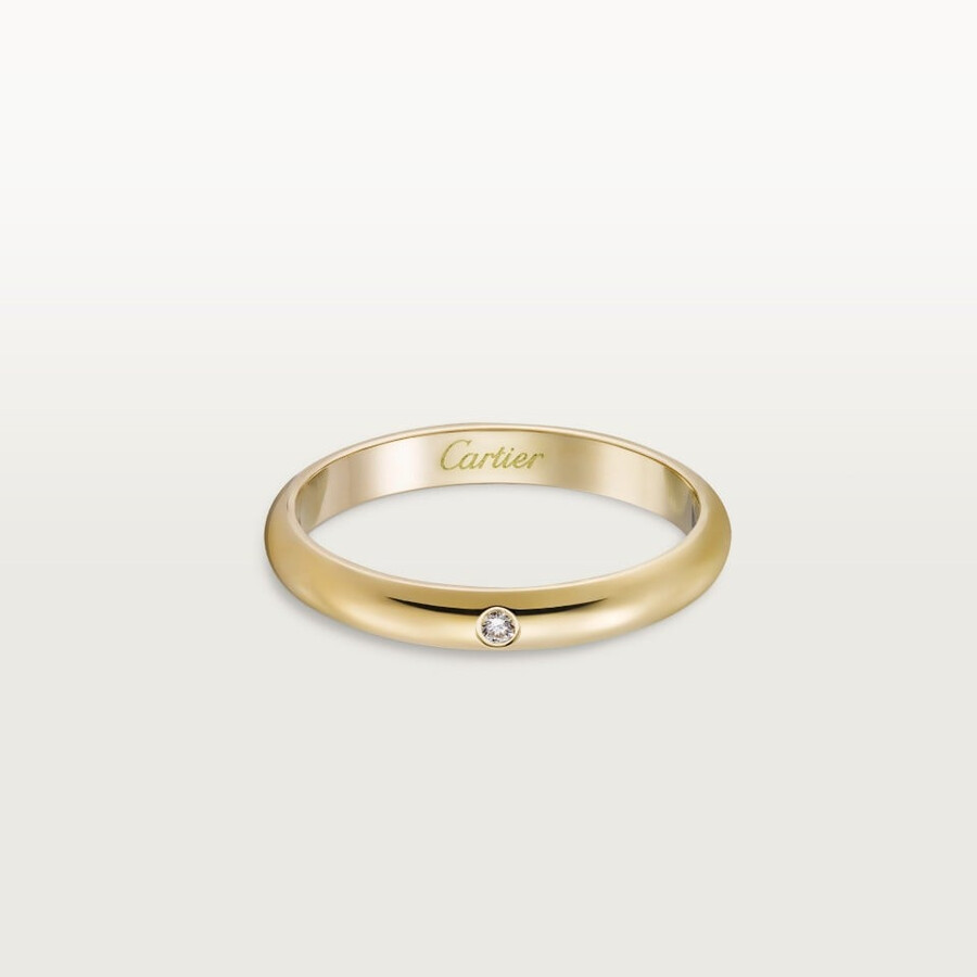 fede nuziale 1895 larghezza 26 mm 1 diamante