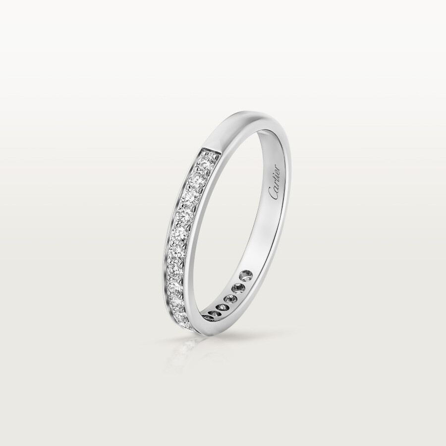 fede nuziale 1895 larghezza 26 mm semi-pavé