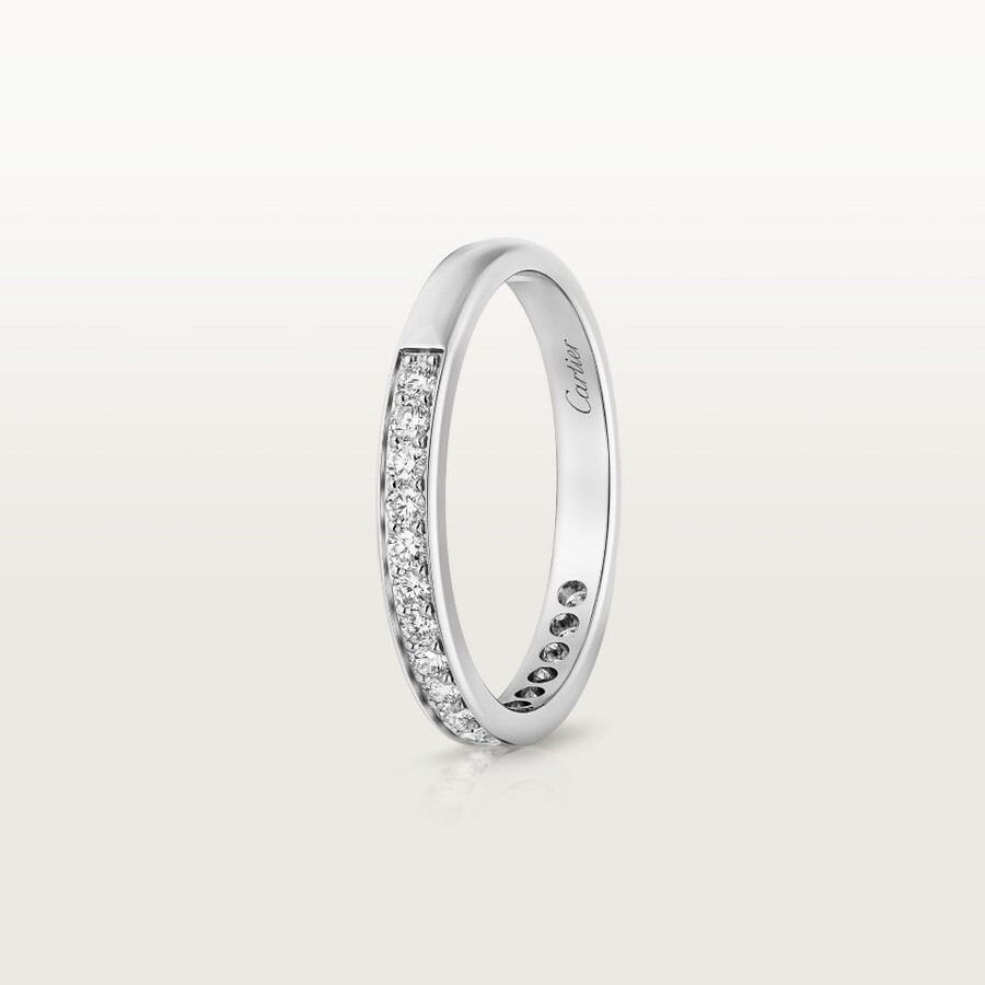 fede nuziale 1895 larghezza 26 mm semi-pavé