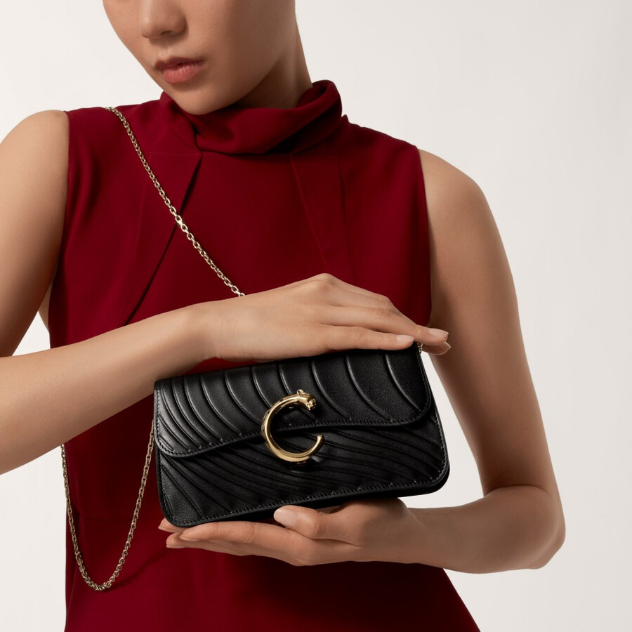 borsa a catena modello mini panthère c de cartier