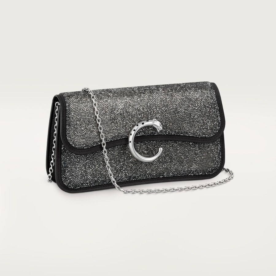 borsa a catena modello mini panthère c de cartier