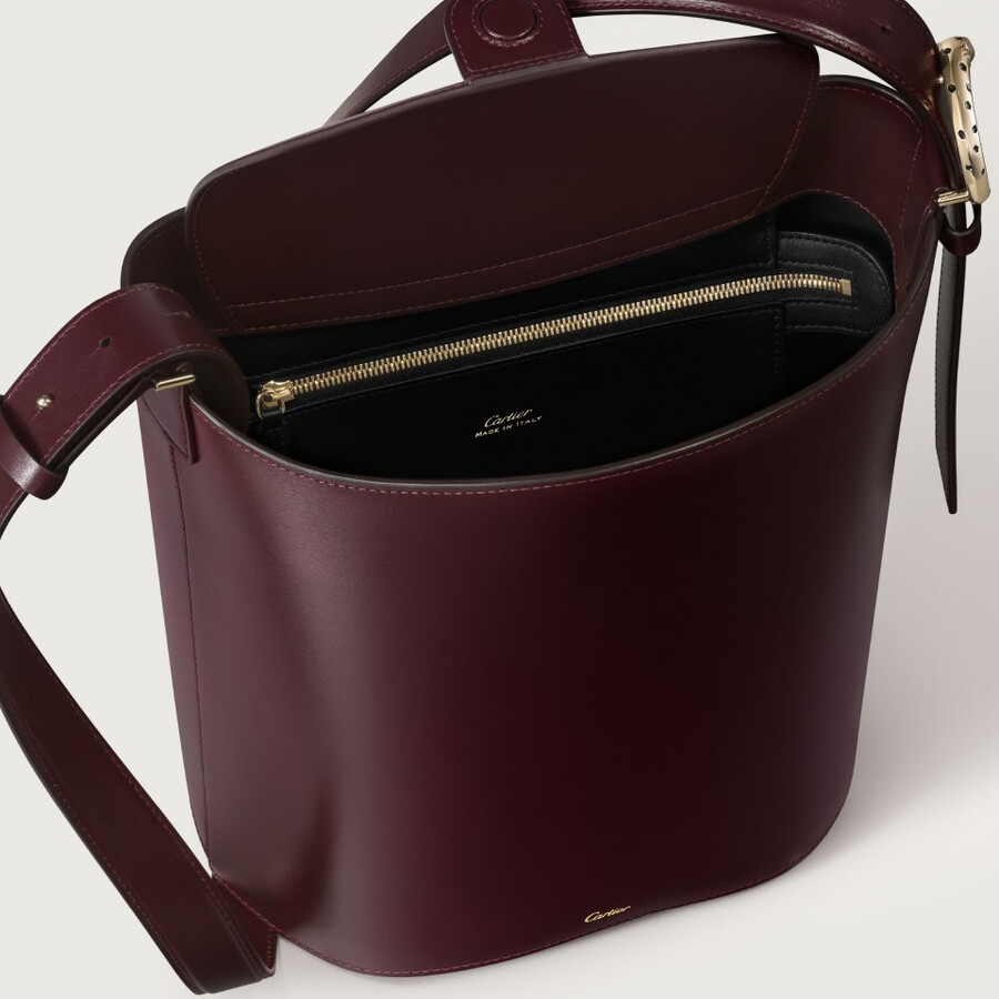borsa a secchiello modello piccolo panthère c de cartier
