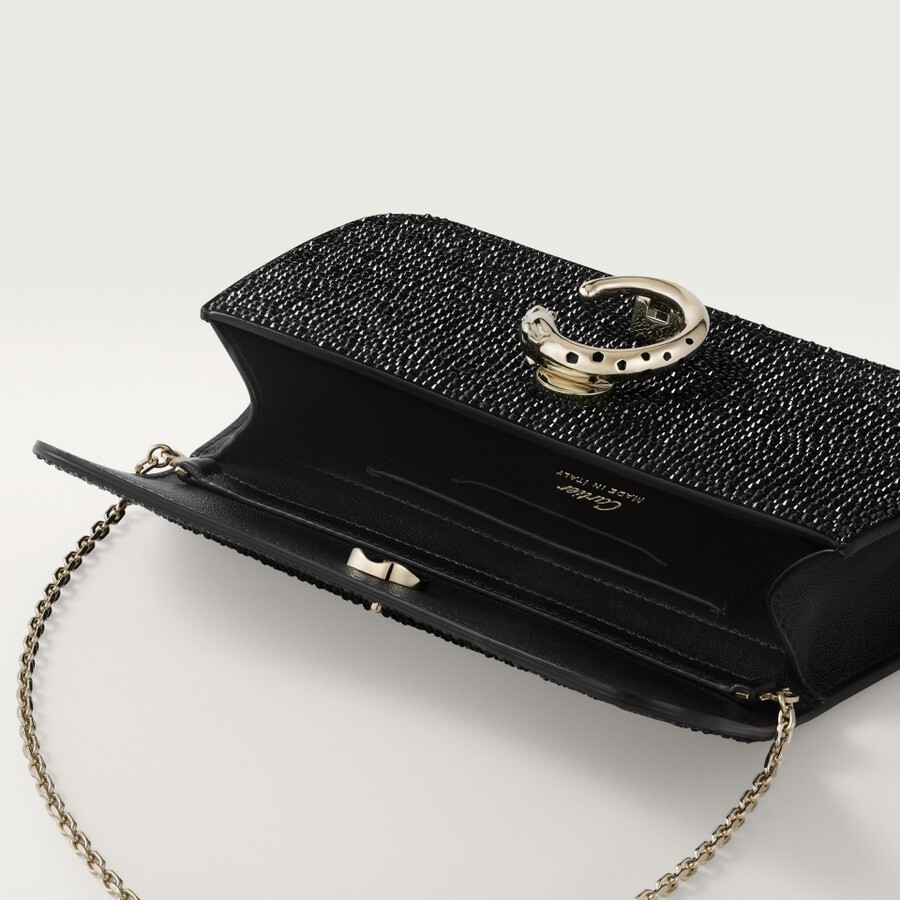 borsa a catena modello mini panthère c de cartier