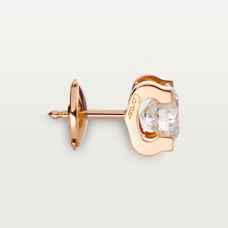 orecchini a bottone c de cartier 2 diamanti taglio brillante