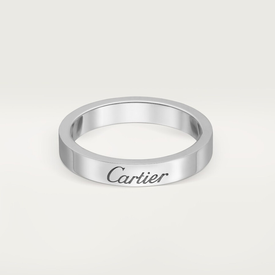 fede nuziale c de cartier larghezza 3 mm