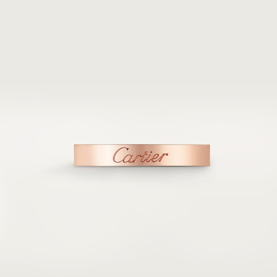 fede nuziale c de cartier larghezza 3 mm