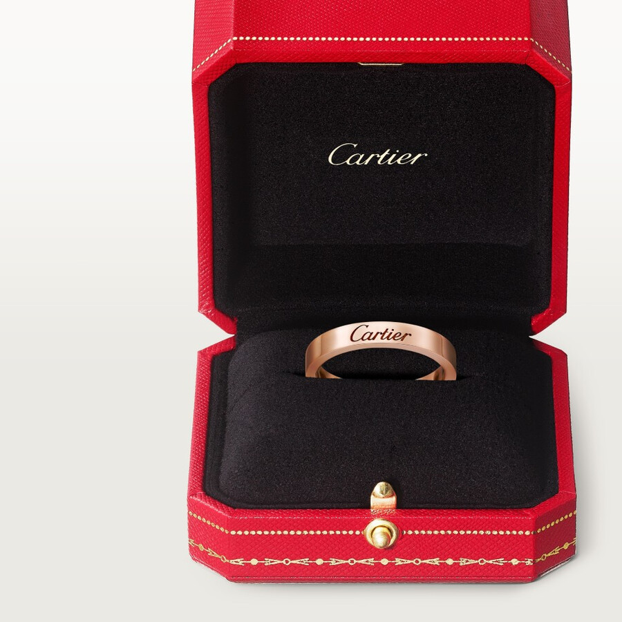 fede nuziale c de cartier larghezza 3 mm