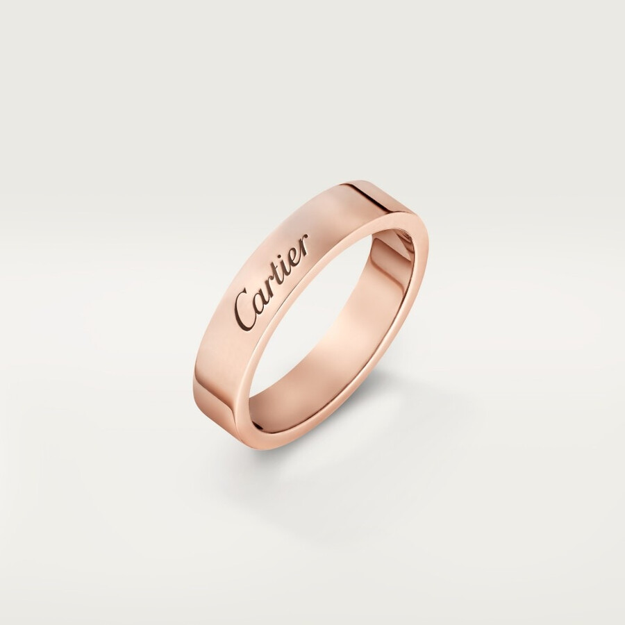 fede nuziale c de cartier larghezza 4 mm