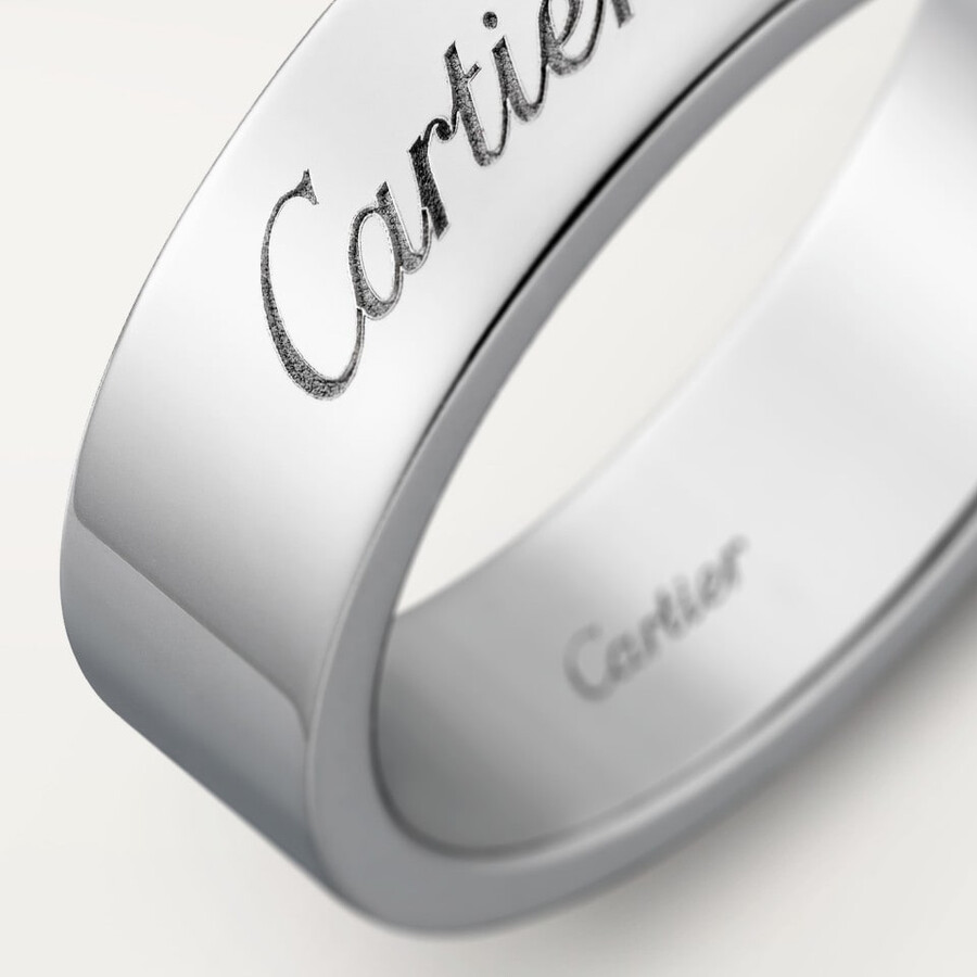 fede nuziale c de cartier larghezza 5 mm