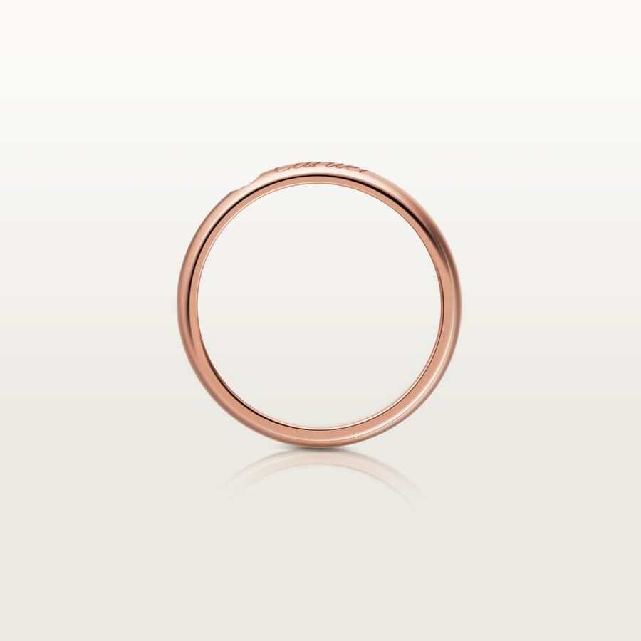 fede nuziale c de cartier larghezza 3 mm 1 diamante