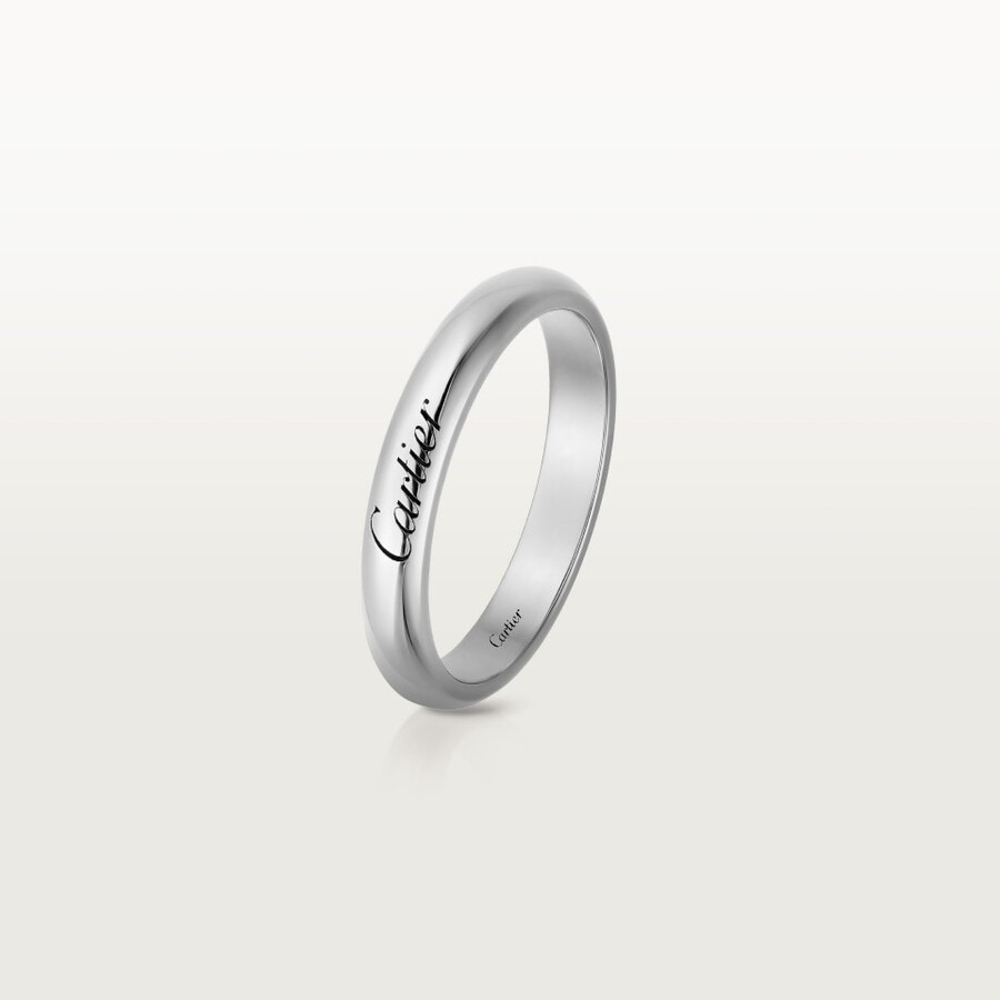 fede nuziale c de cartier larghezza 3 mm