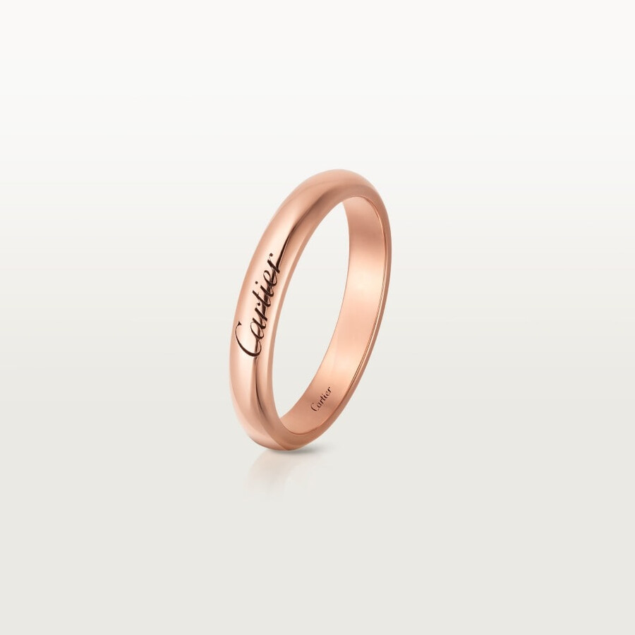 fede nuziale c de cartier larghezza 3 mm