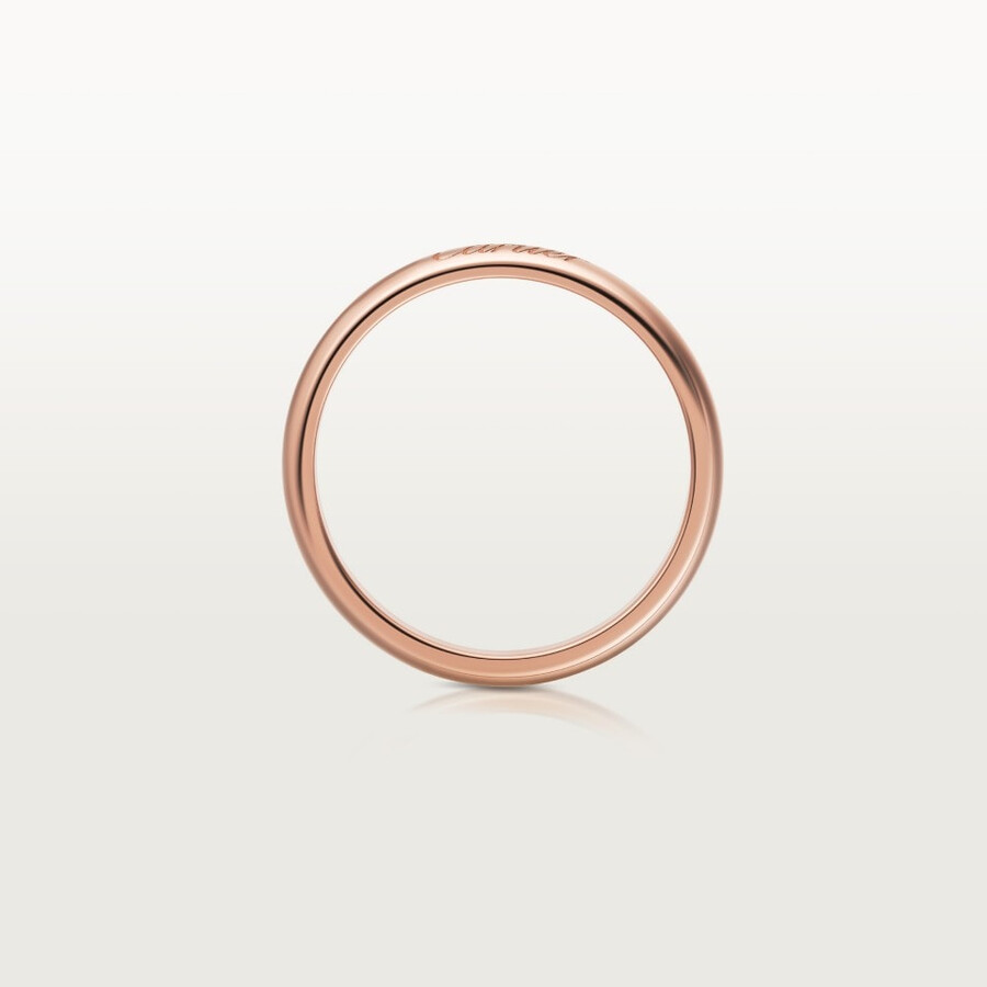 fede nuziale c de cartier larghezza 3 mm