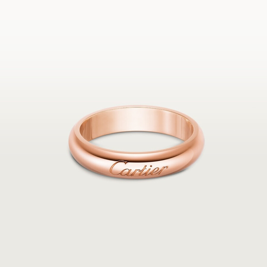fede nuziale c de cartier larghezza 4 mm