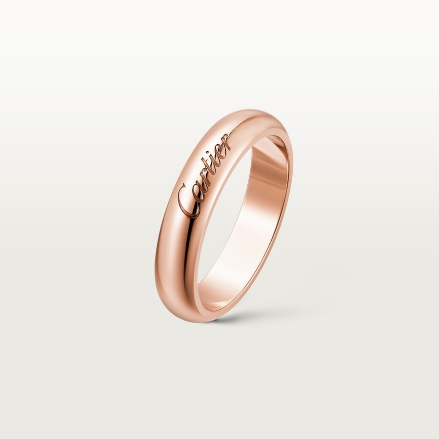 fede nuziale c de cartier larghezza 4 mm