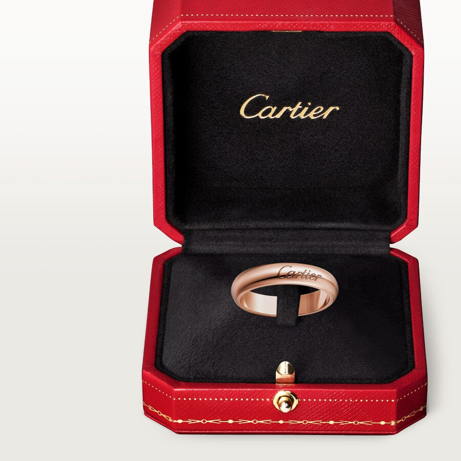 fede nuziale c de cartier larghezza 4 mm