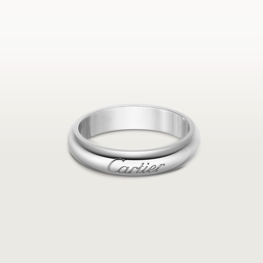 fede nuziale c de cartier larghezza 4 mm