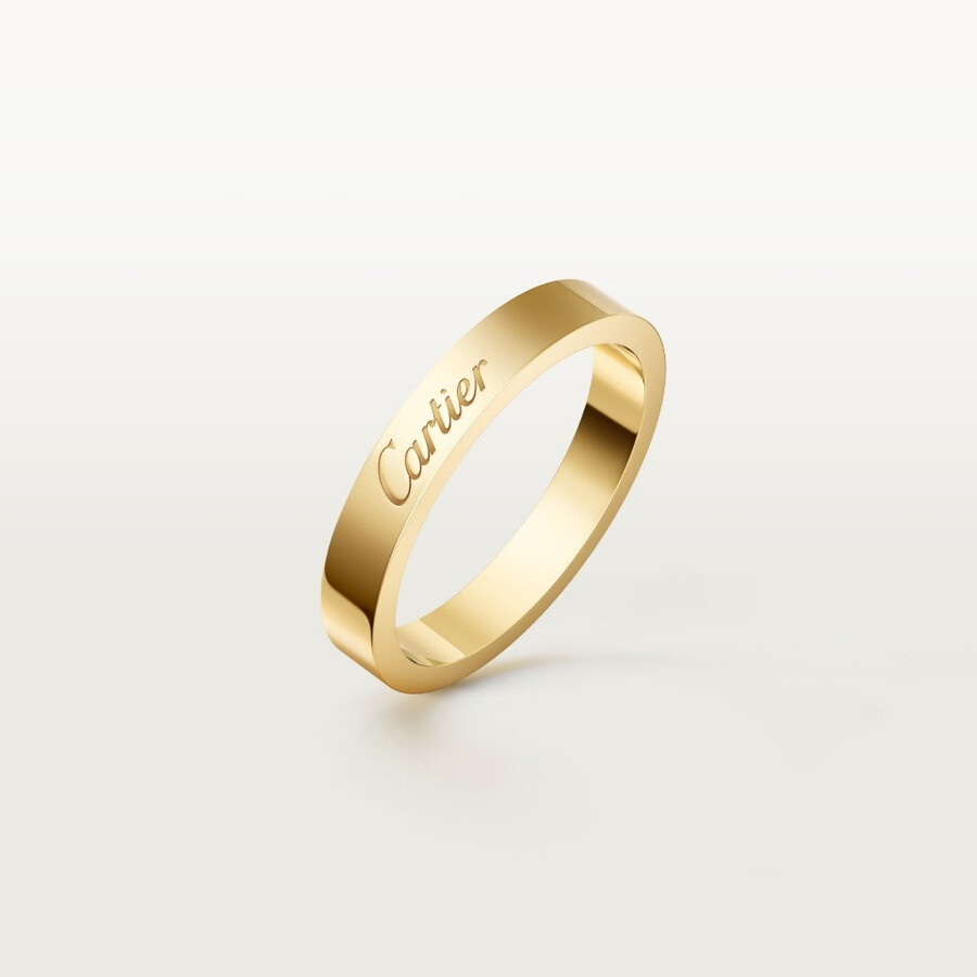 fede nuziale c de cartier larghezza 3 mm