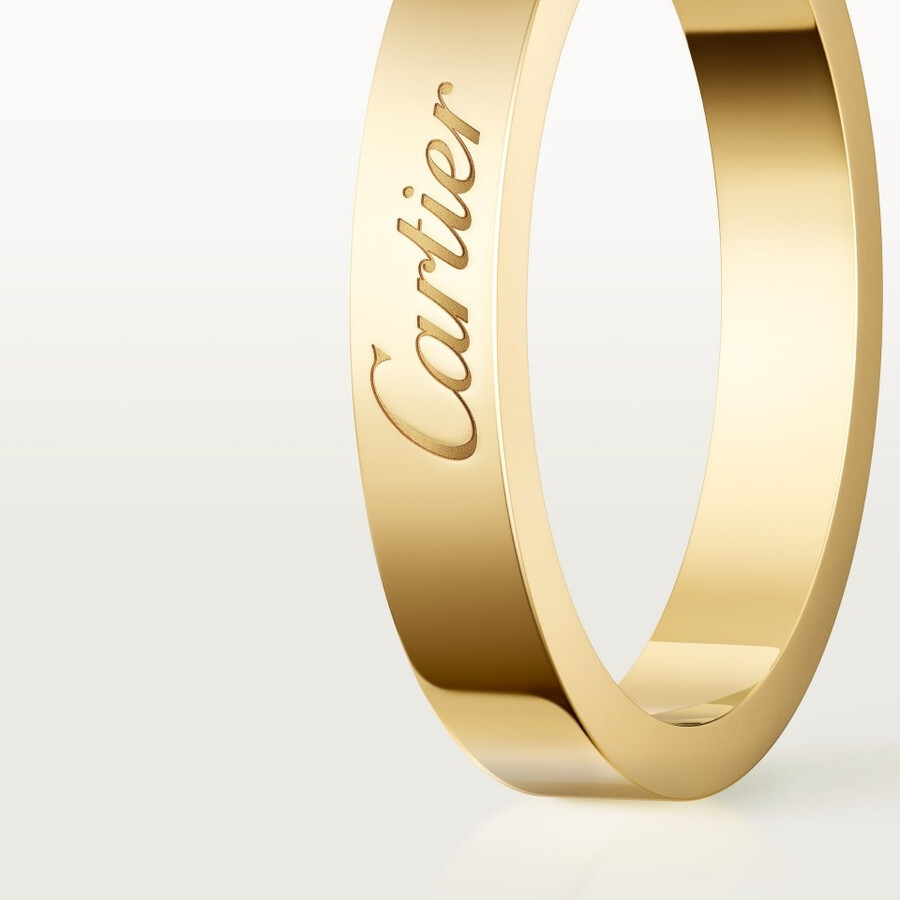 fede nuziale c de cartier larghezza 3 mm