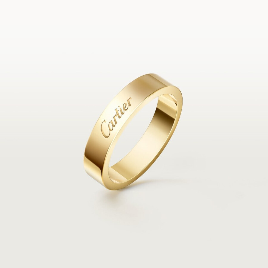 fede nuziale c de cartier larghezza 4 mm