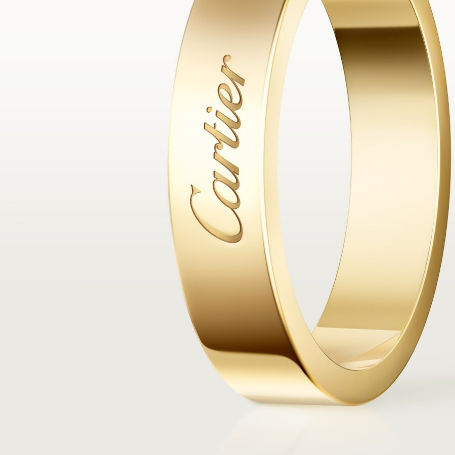 fede nuziale c de cartier larghezza 4 mm