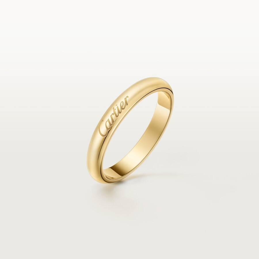 fede nuziale c de cartier larghezza 3 mm