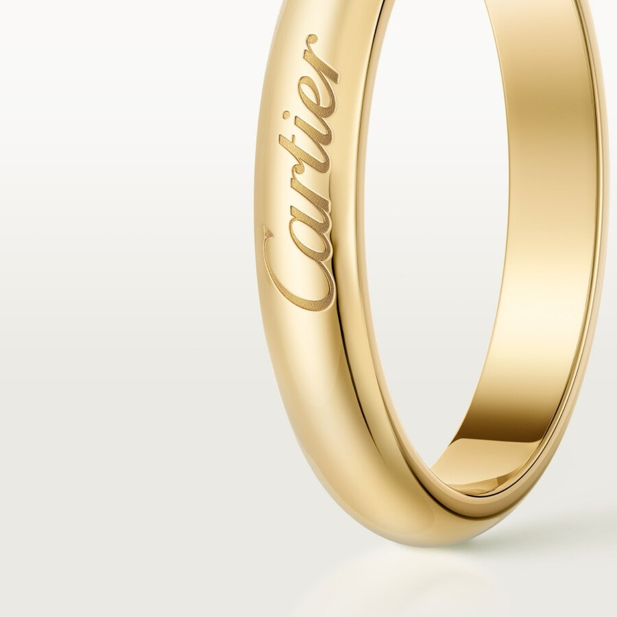fede nuziale c de cartier larghezza 3 mm