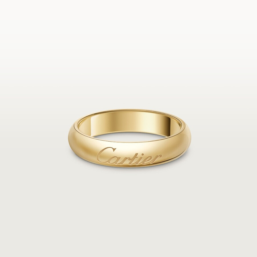 fede nuziale c de cartier larghezza 4 mm