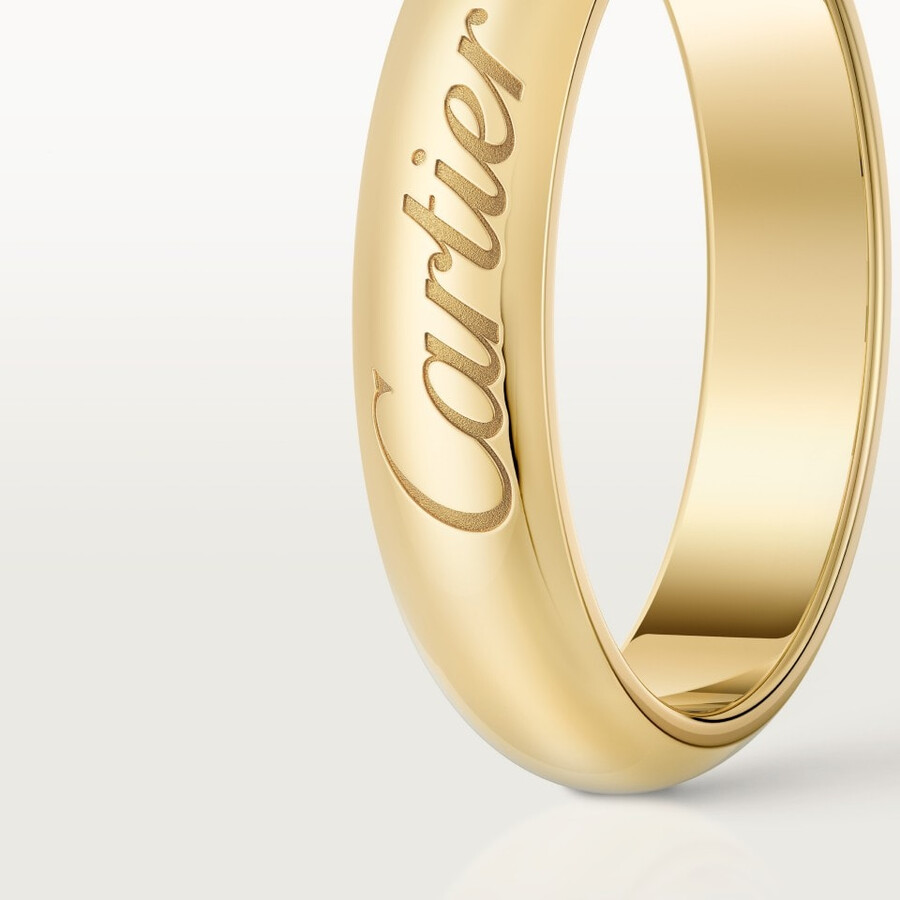 fede nuziale c de cartier larghezza 4 mm