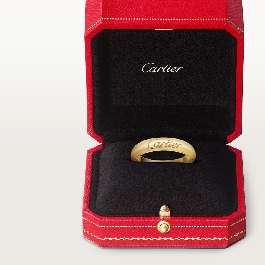 fede nuziale c de cartier larghezza 4 mm