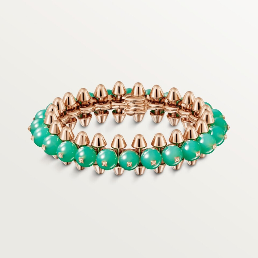 bracciale clash de cartier crisoprasio modello extra-large