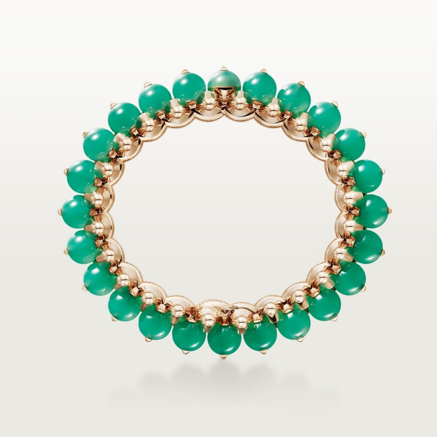 bracciale clash de cartier crisoprasio modello extra-large
