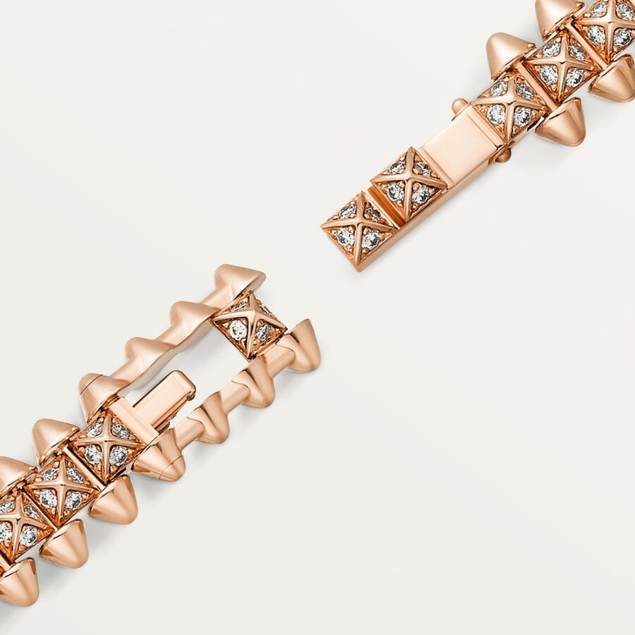 bracciale clash de cartier flessibile modello piccolo pavé