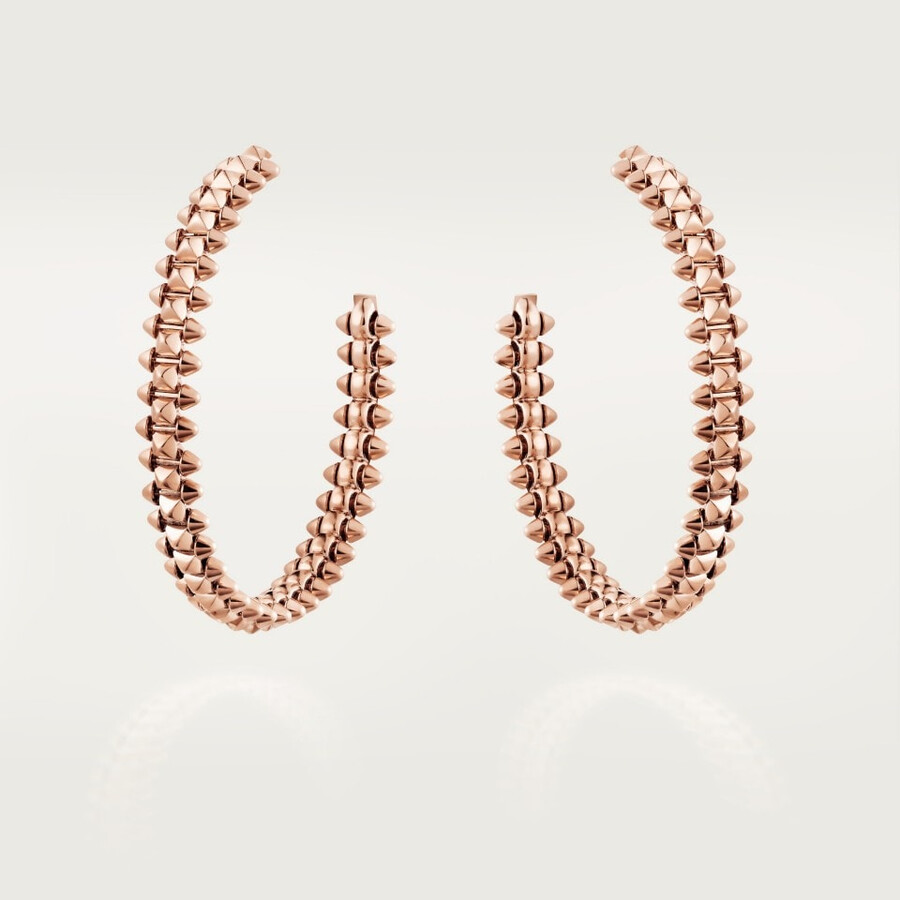 orecchini a cerchio clash de cartier modello grande