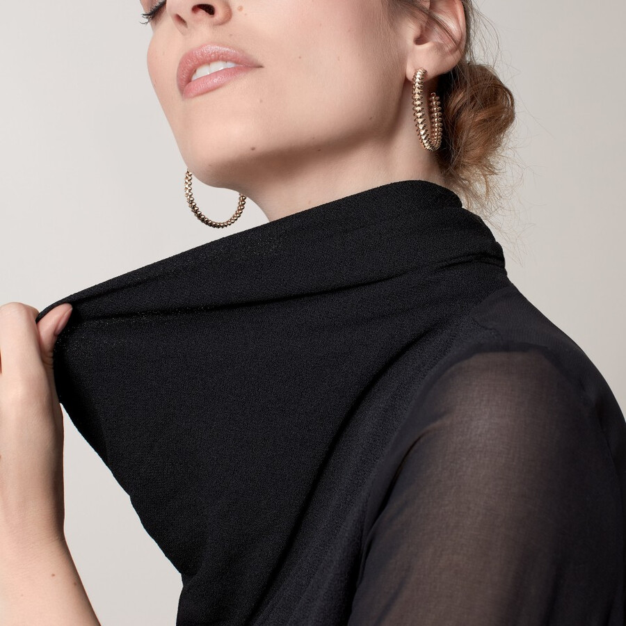 orecchini a cerchio clash de cartier modello grande