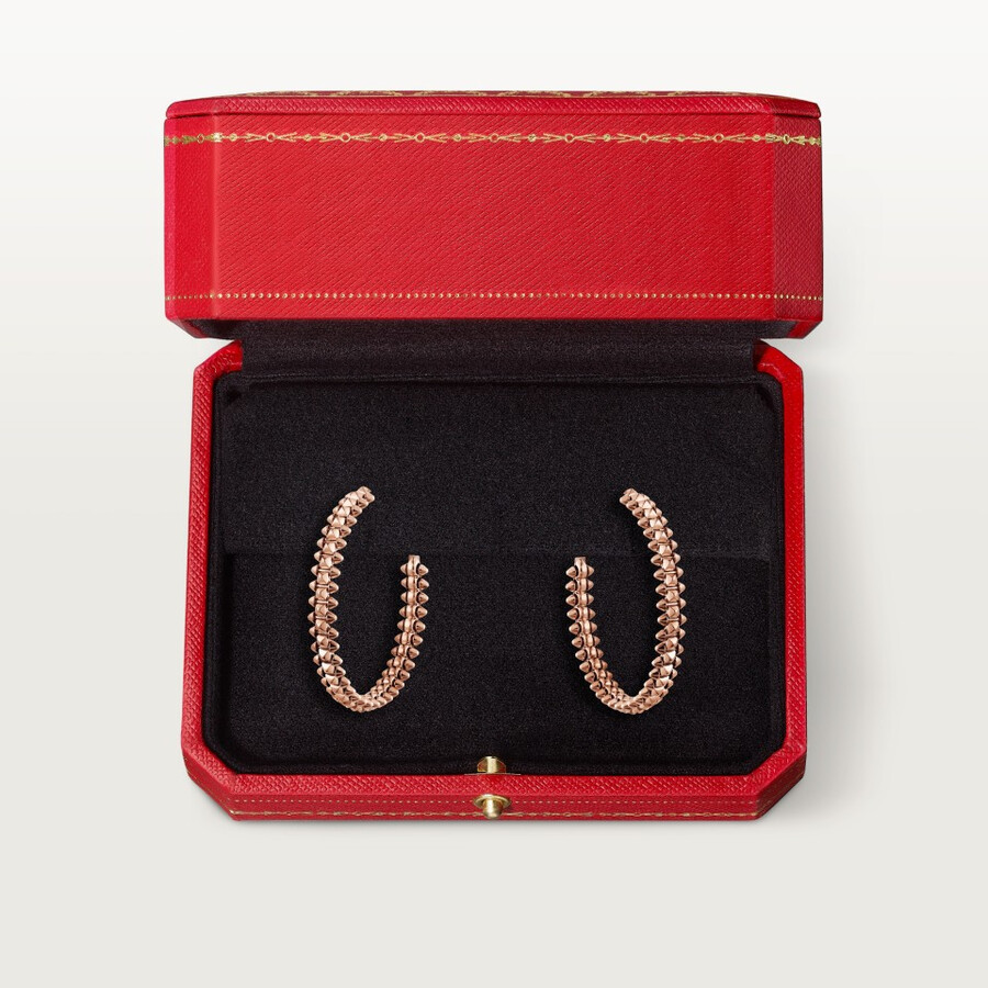 orecchini a cerchio clash de cartier modello grande