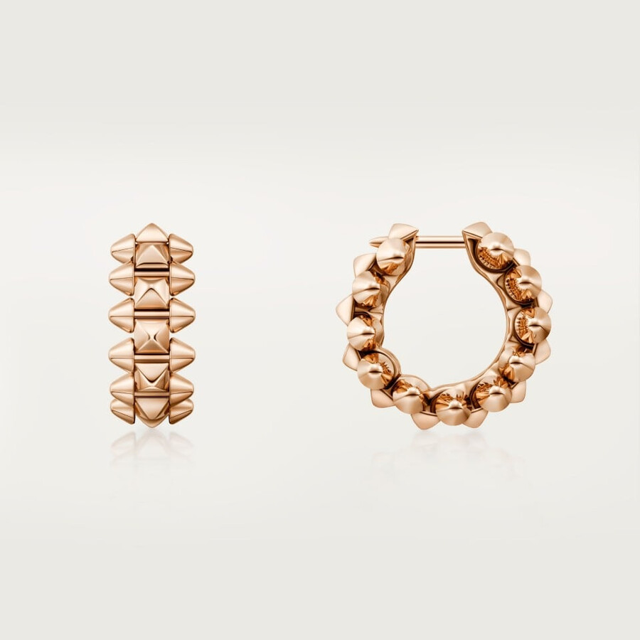 orecchini a cerchio clash de cartier modello mini