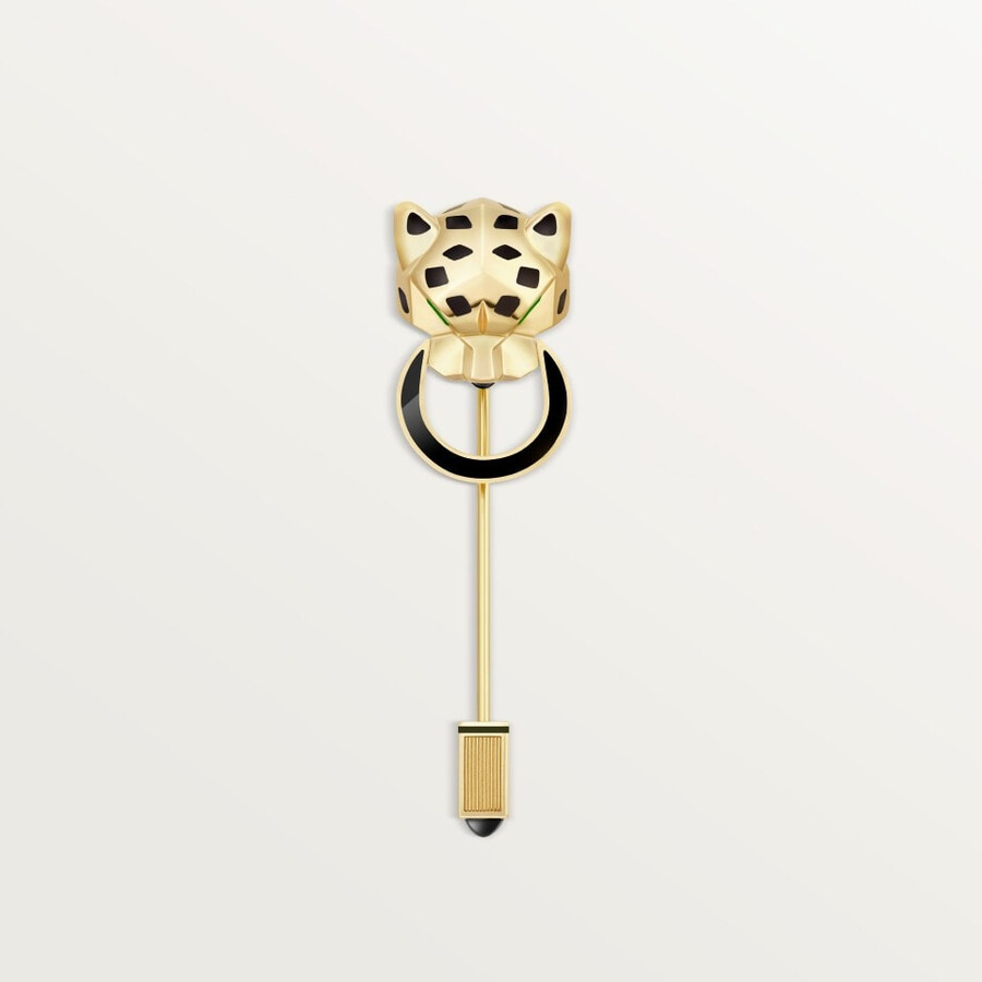 spilla da cravatta cartier con pantera