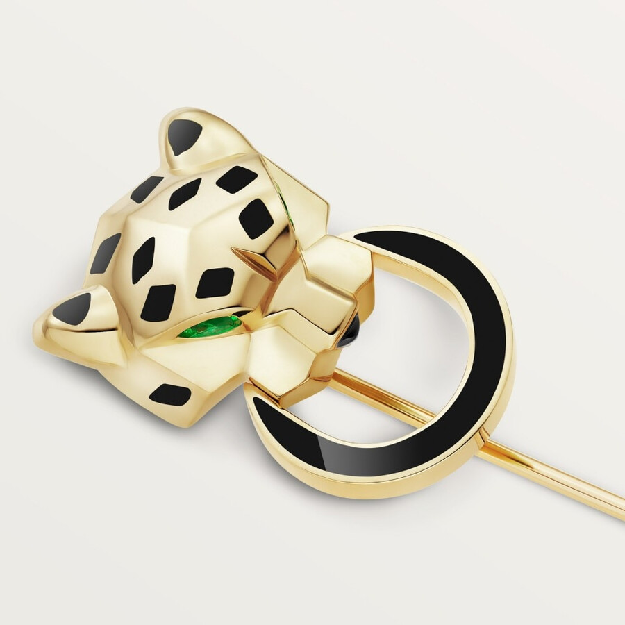 spilla da cravatta cartier con pantera