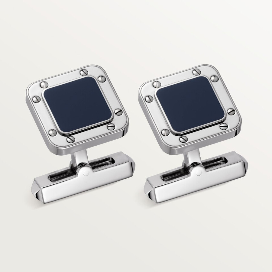 set di gemelli penna e portafoglio santos de cartier