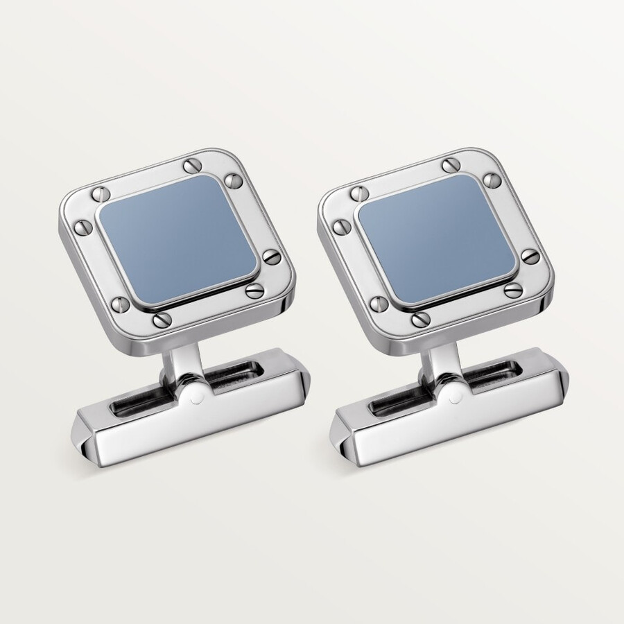 set di gemelli penna e portafoglio santos de cartier
