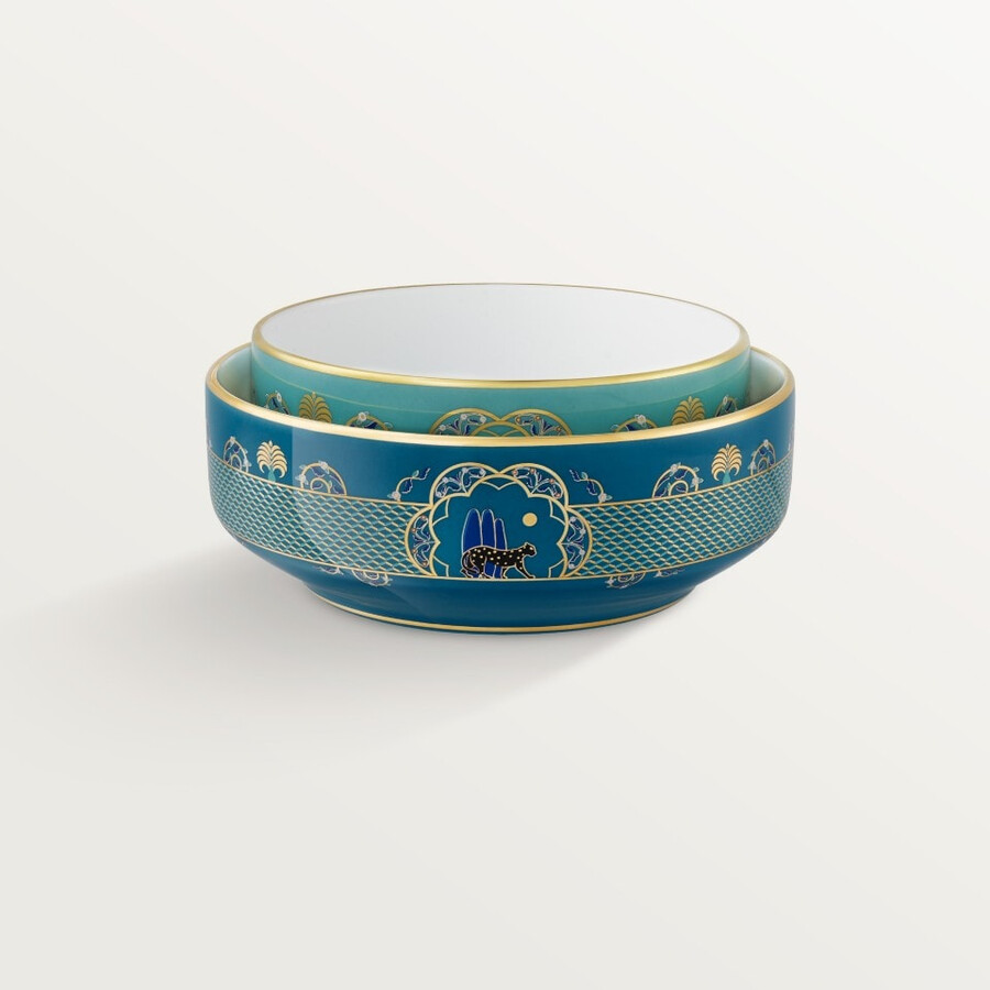 set di due ciotole panthère de cartier