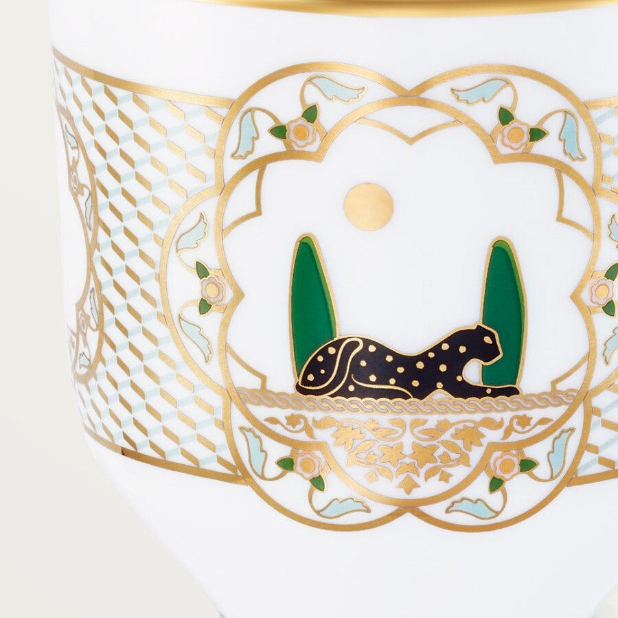 set di tre tazze panthère de cartier