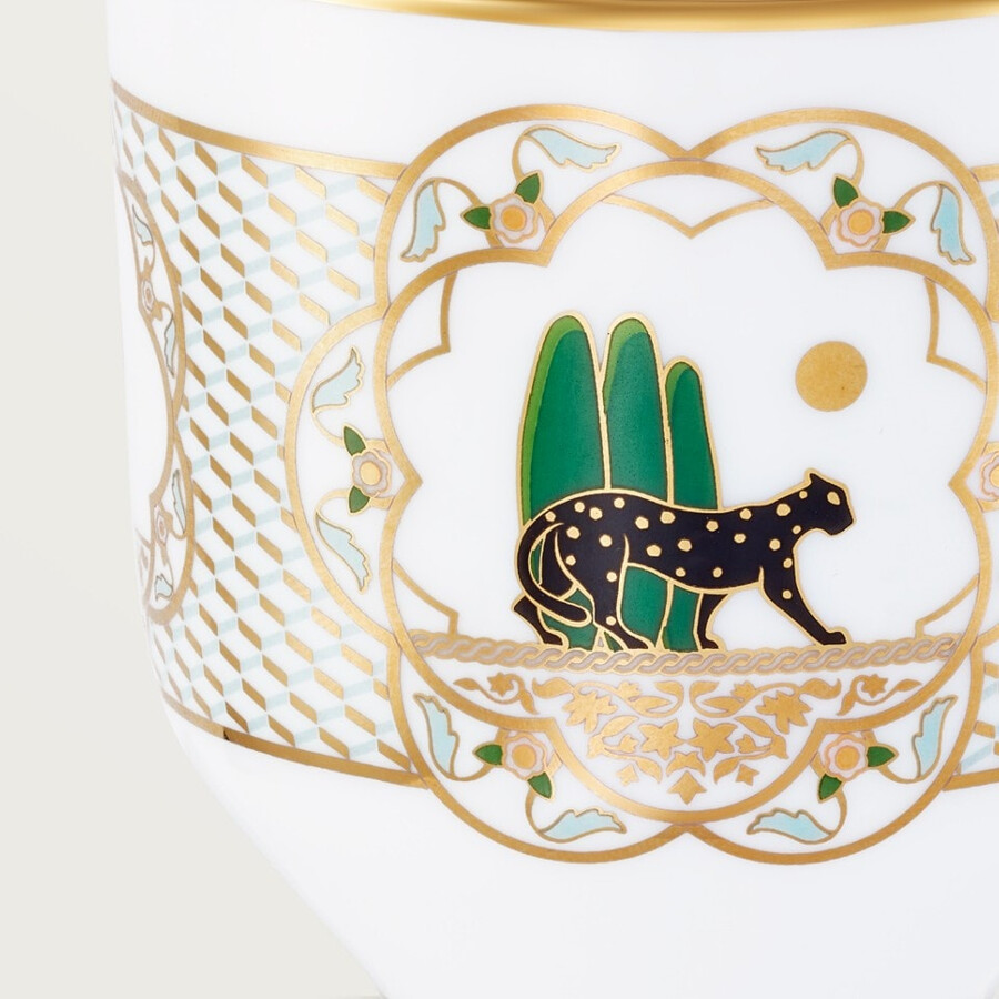 set di tre tazze panthère de cartier