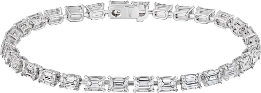 bracciale essential lines diamanti taglio smeraldo