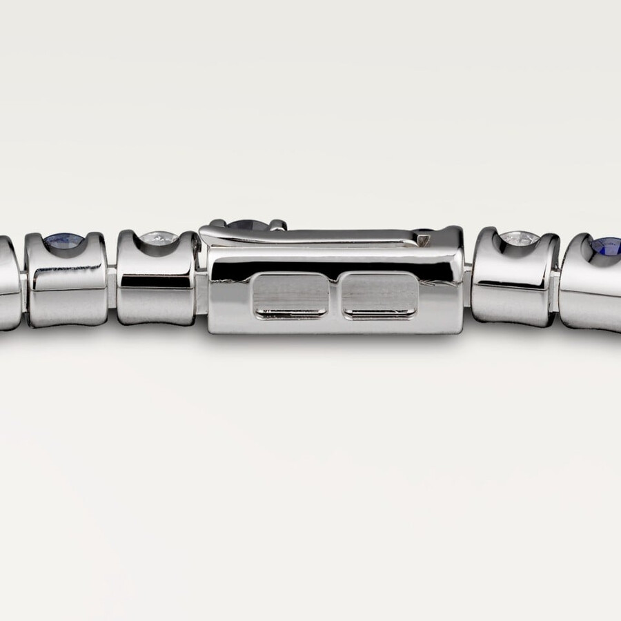 bracciale essential lines zaffiri taglio brillante