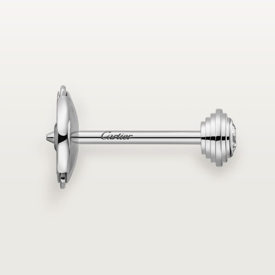 orecchini a bottone cartier damour 2 diamanti modello mini