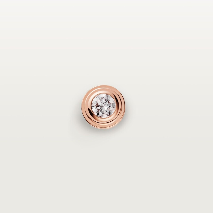 orecchini a bottone cartier damour 2 diamanti modello mini