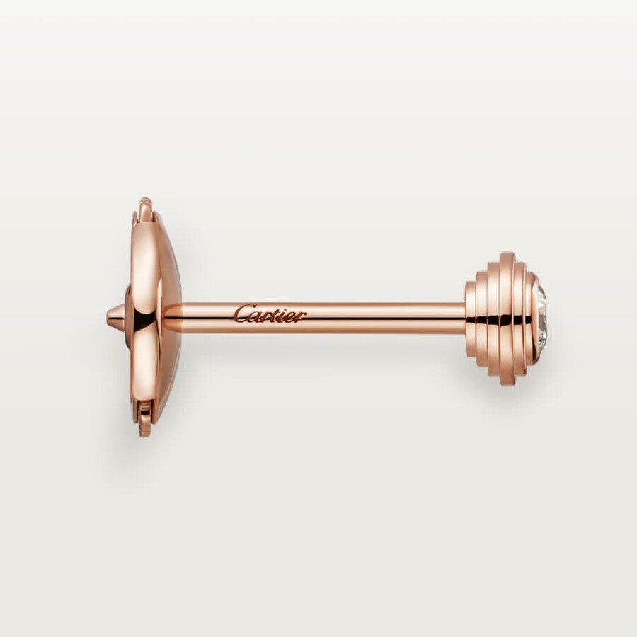 orecchini a bottone cartier damour 2 diamanti modello mini