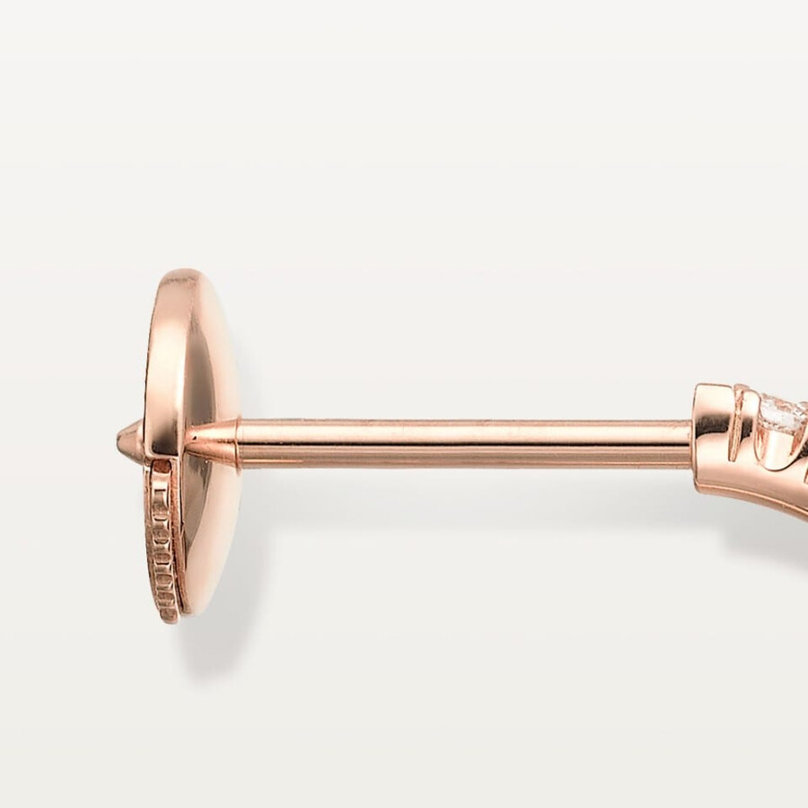 orecchini a cerchio etincelle de cartier modello piccolo pavé
